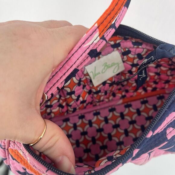 Vera Bradley Women's Shoulder Bag Loves Me Purse Mini Floral Quilted Pink - Picture 2 of 10